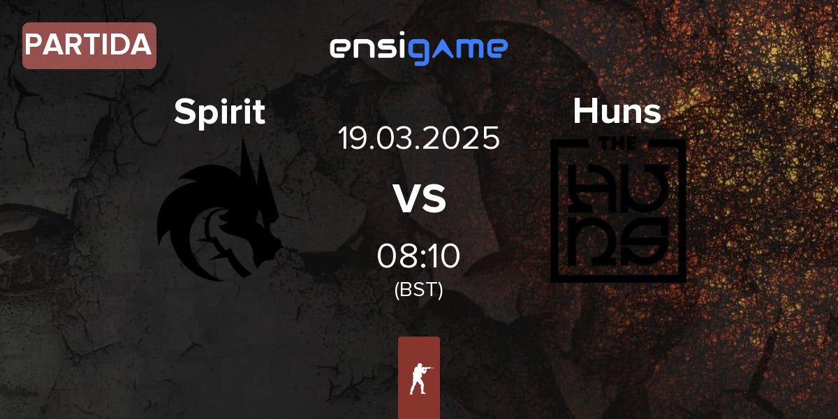 Partida Team Spirit Spirit vs The Huns Esports Huns | 19.03