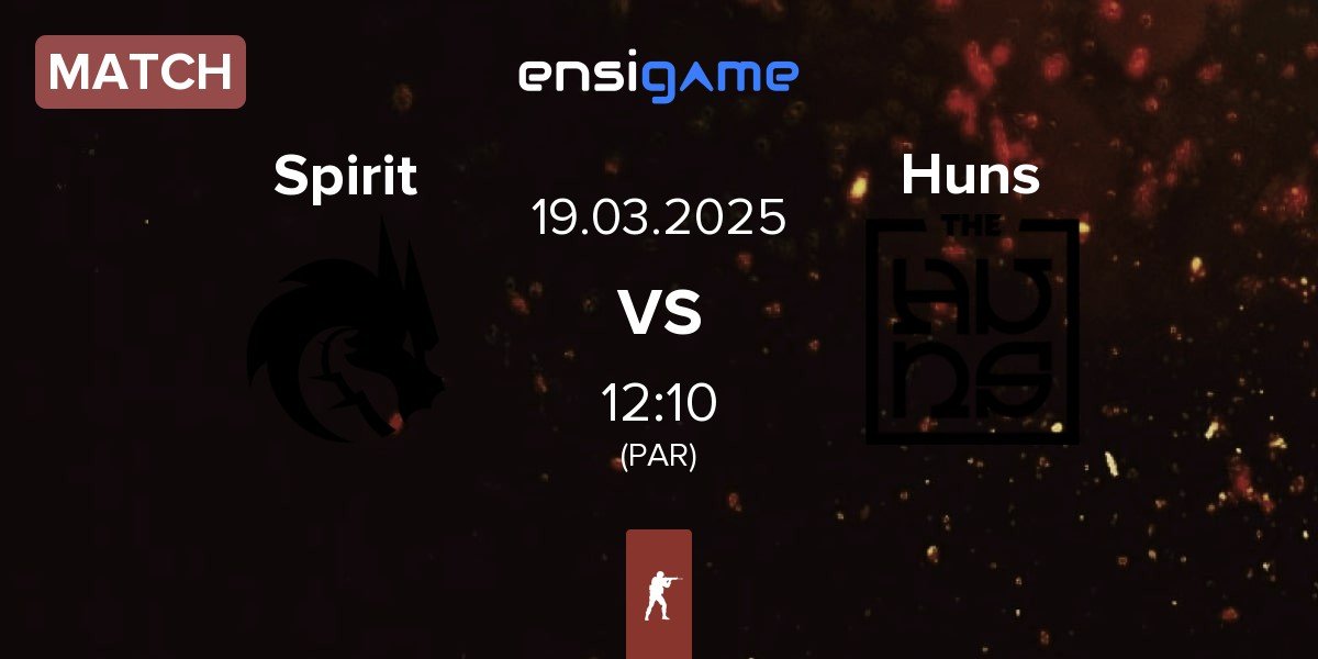 Match Team Spirit Spirit vs The Huns Esports Huns | 19.03