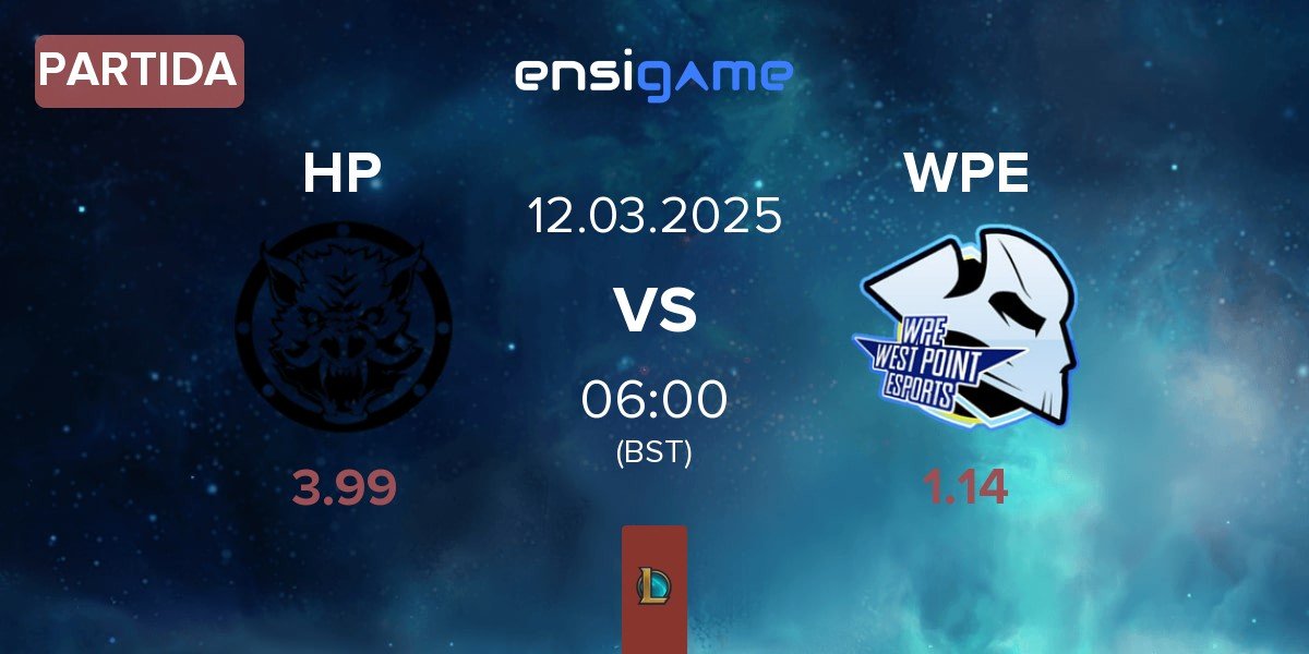 Partida HELL PIGS HP vs West Point Esports WPE | 12.03