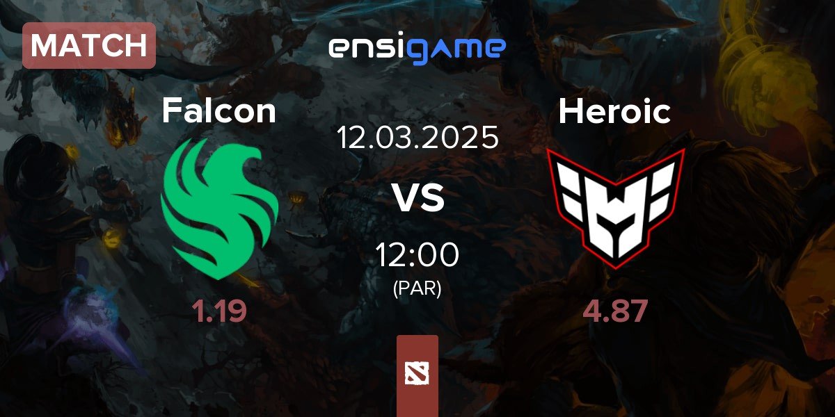 Match Team Falcons Falcon vs Heroic | 12.03