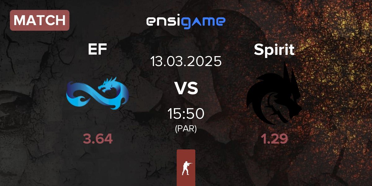 Match Eternal Fire EF vs Team Spirit Spirit | 13.03