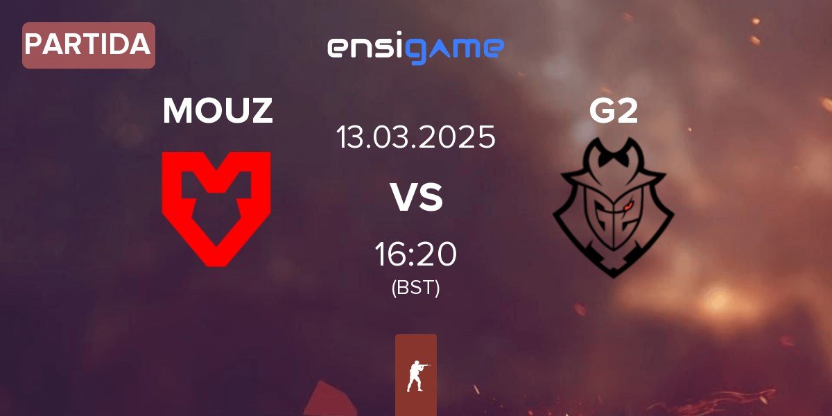 Partida MOUZ vs G2 Esports G2 | 13.03