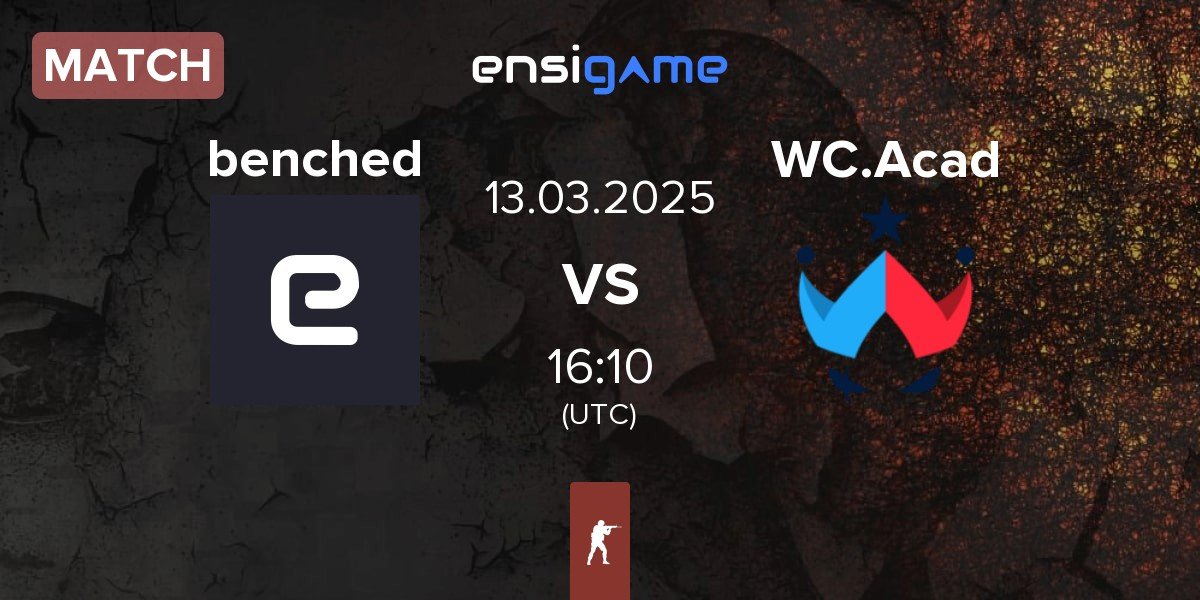 Match benched vs Wildcard Academy WC.Acad | 13.03