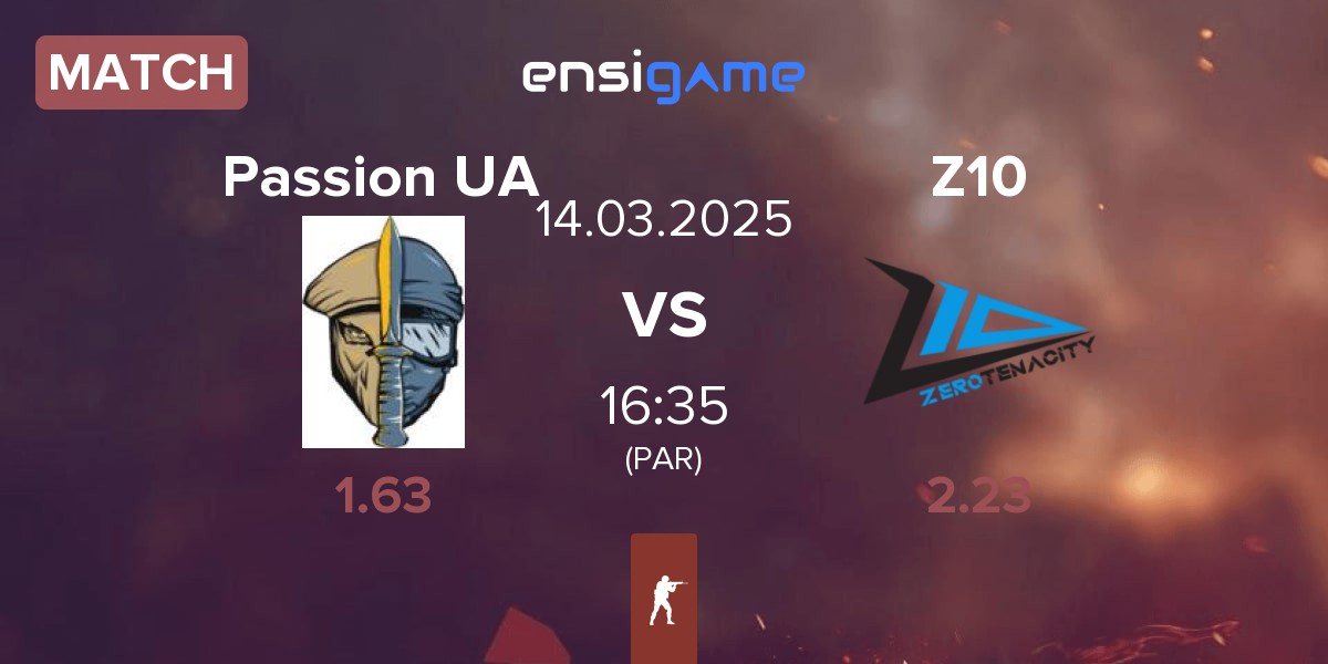 Match Passion UA vs Zero Tenacity Z10 | 14.03