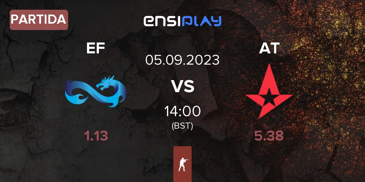 Partida Eternal Fire EF vs Astralis Talent AT | 04.09