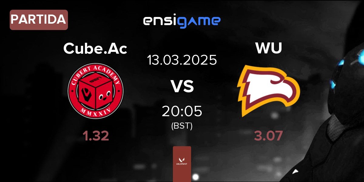 Partida Cubert Academy Cube.Ac vs Winthrop University WU | 13.03