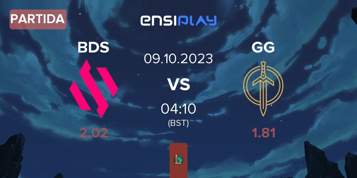 Partida Team BDS BDS vs Golden Guardians GG | 09.10