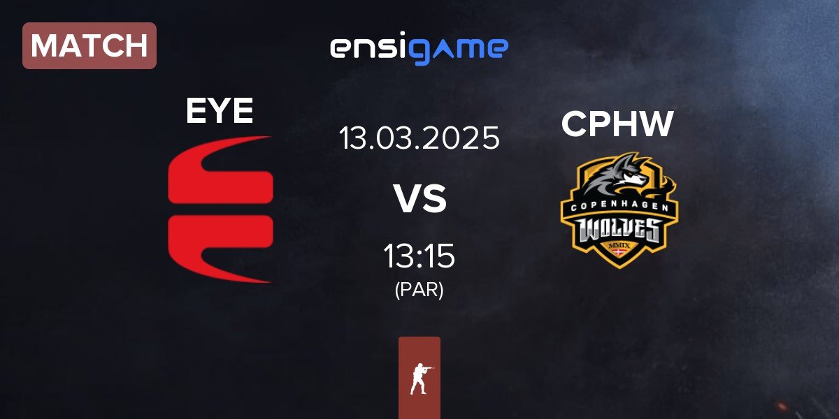 Match EYEBALLERS EYE vs Copenhagen Wolves CPHW | 13.03