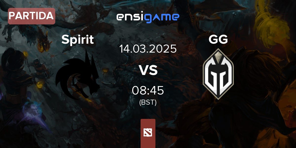 Partida Team Spirit Spirit vs Gaimin Gladiators GG | 14.03