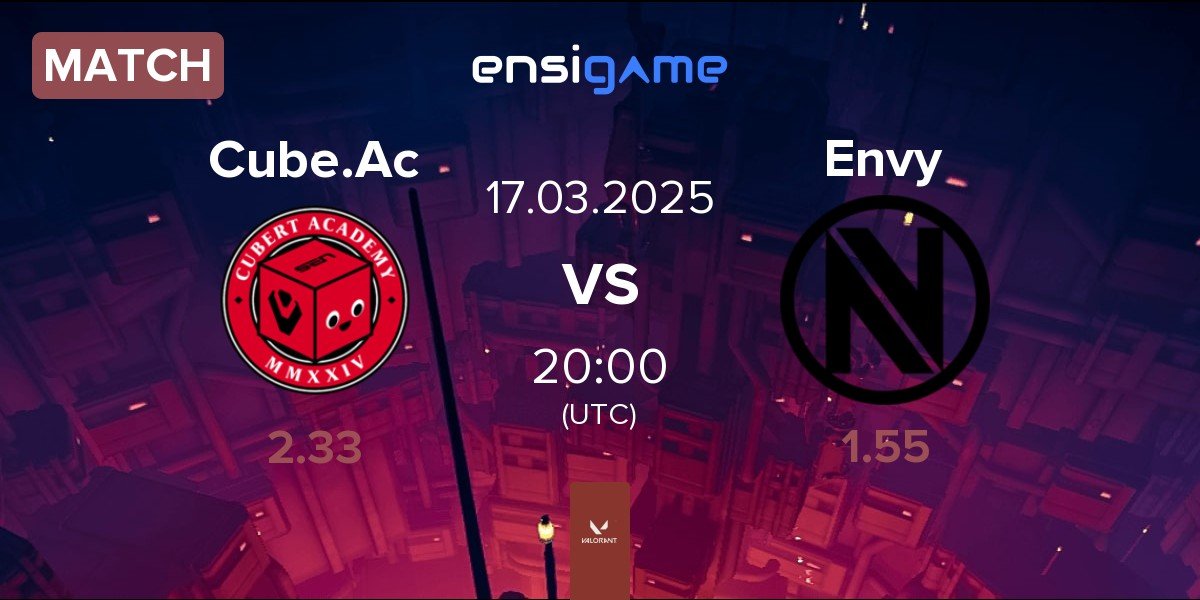 Match Cubert Academy Cube.Ac vs Team Envy Envy | 17.03