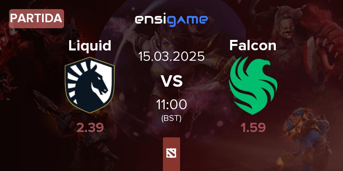 Partida Team Liquid Liquid vs Team Falcons Falcon | 15.03