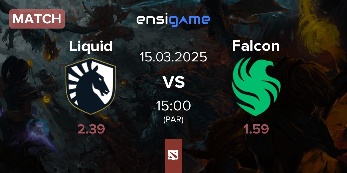 Match Team Liquid Liquid vs Team Falcons Falcon | 15.03