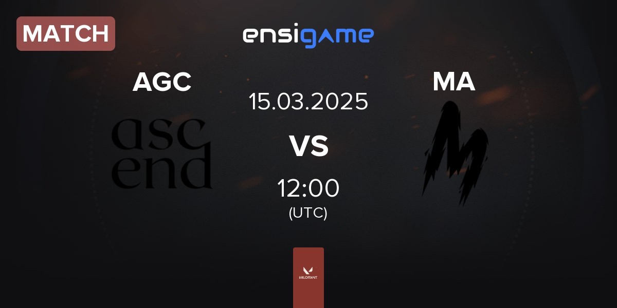 Match ascend GC AGC vs MAD Army MA | 15.03