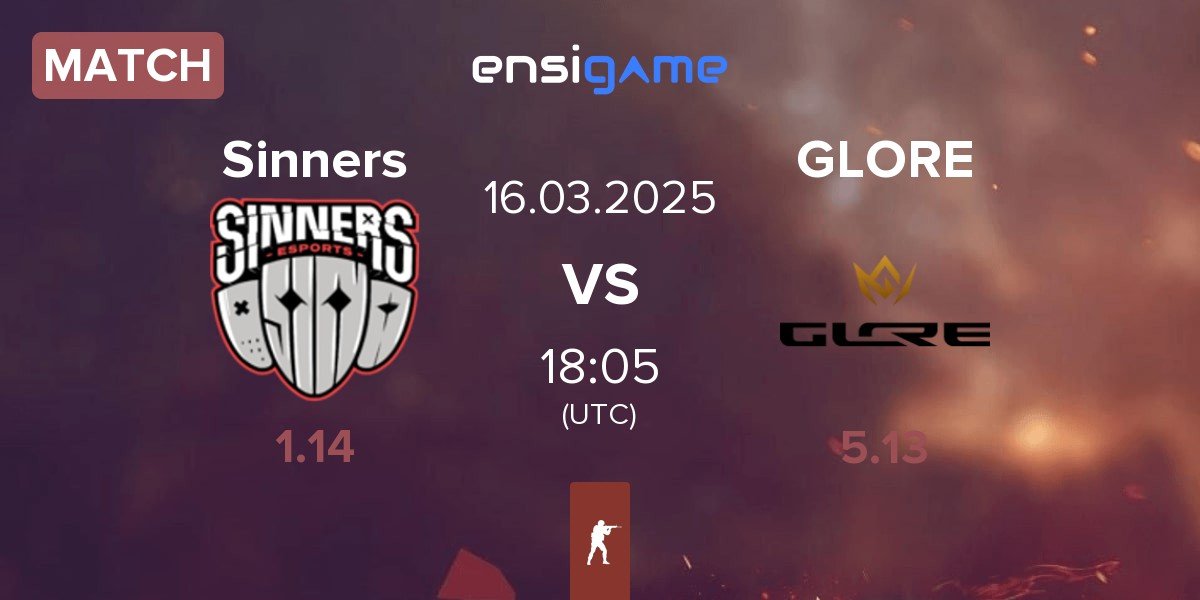 Match Sinners Esports Sinners vs GLORE | 16.03