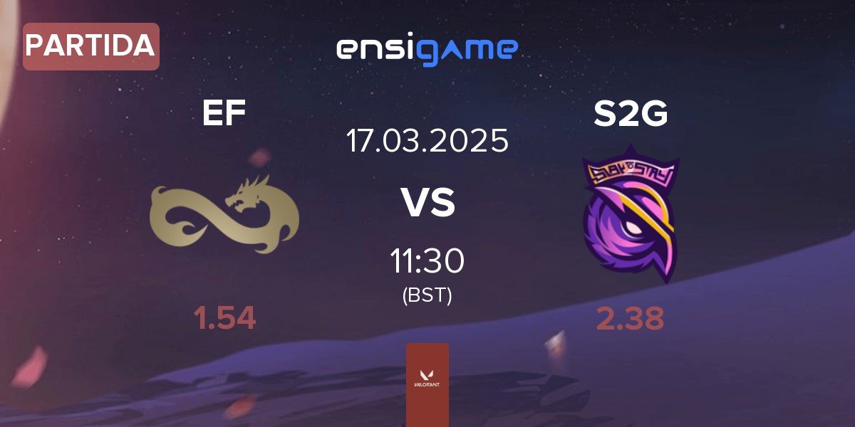 Partida Eternal Fire EF vs S2G Esports S2G | 17.03