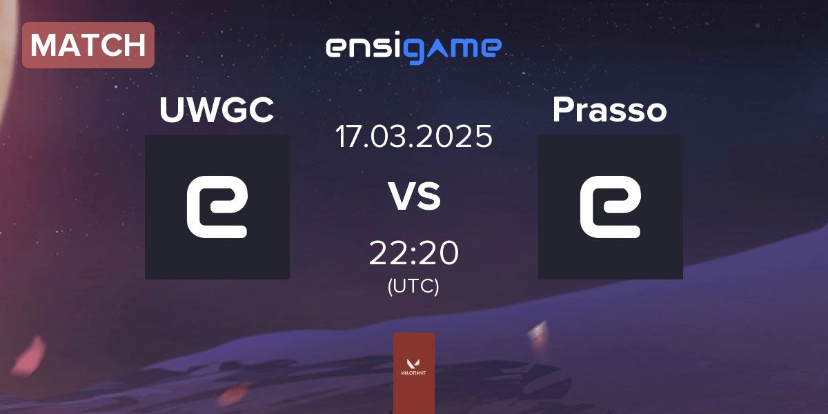 Match University War GC UWGC vs Prasso Clan Prasso | 17.03