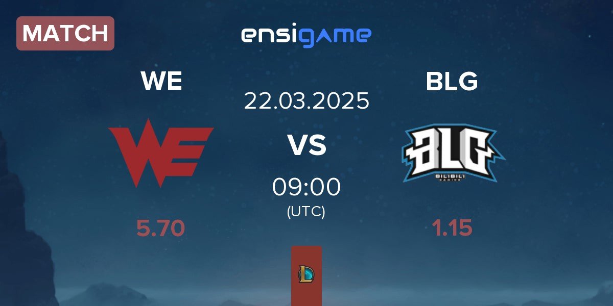 Match Team WE WE vs Bilibili Gaming BLG | 22.03