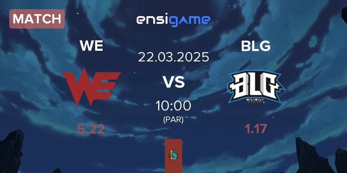 Match Team WE WE vs Bilibili Gaming BLG | 22.03