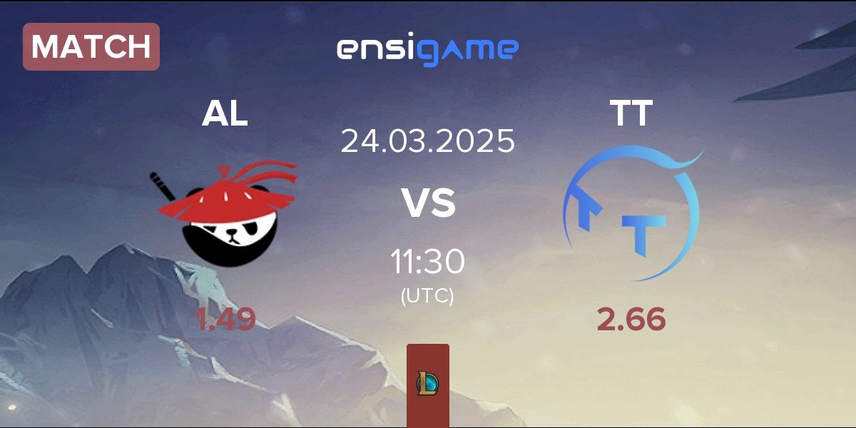 Match Anyone's Legend AL vs ThunderTalk Gaming TT | 24.03