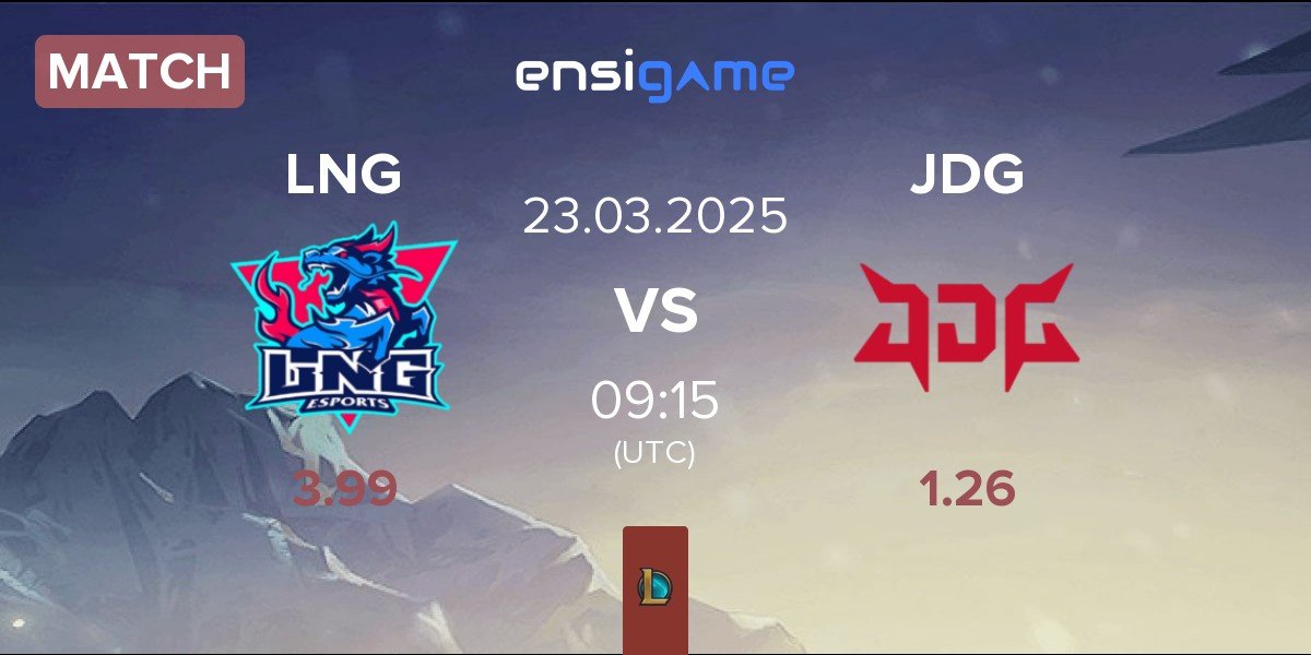 Match LNG Esports LNG vs JD Gaming JDG | 23.03