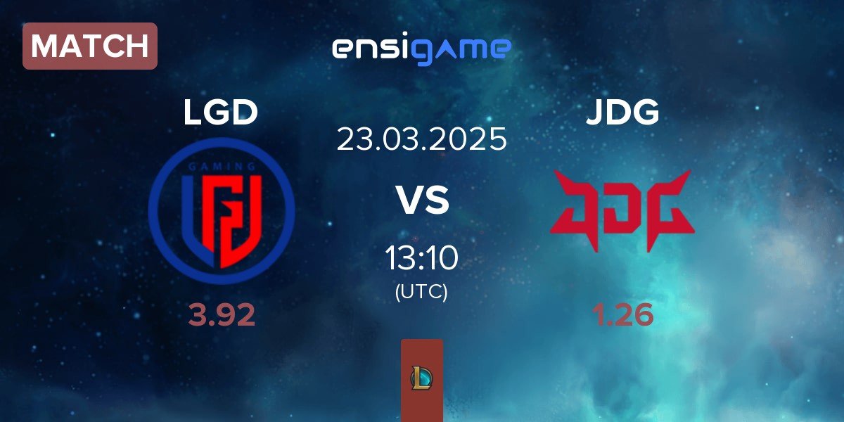 Match LGD Gaming LGD vs JD Gaming JDG | 23.03