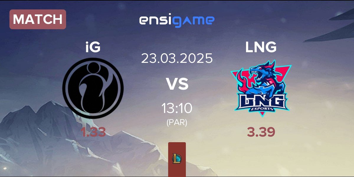 Match Invictus Gaming iG vs LNG Esports LNG | 23.03