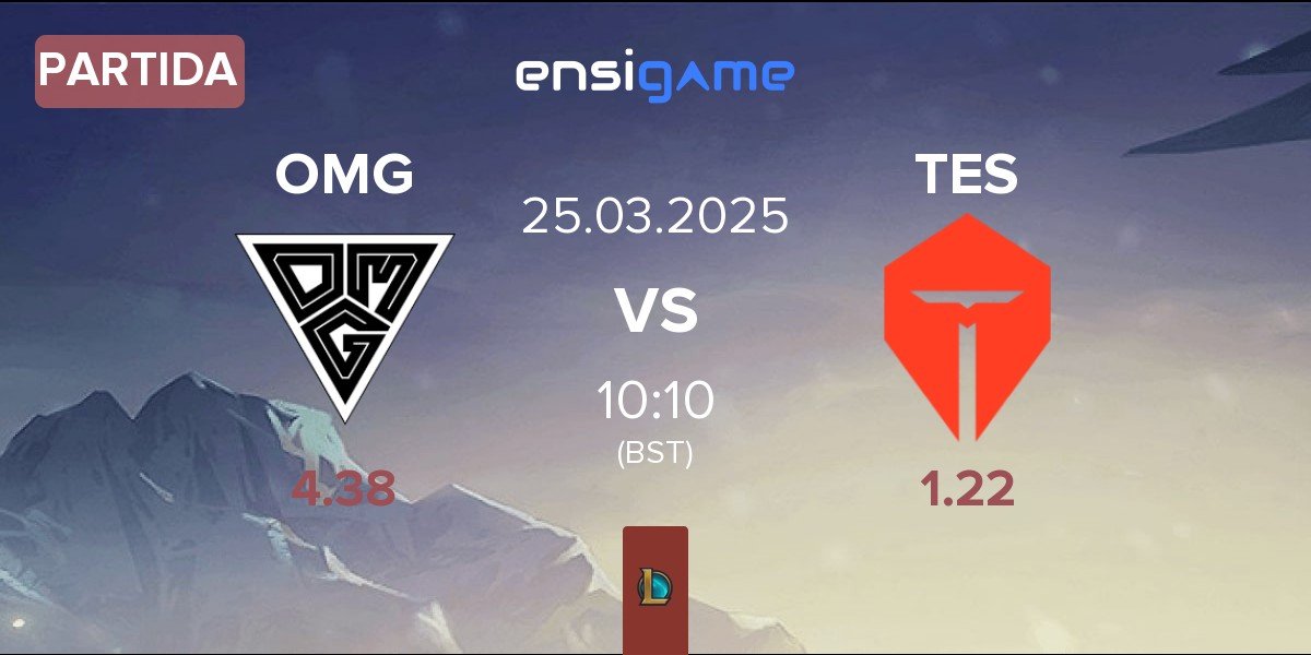 Partida Oh My God OMG vs TOP Esports TES | 25.03