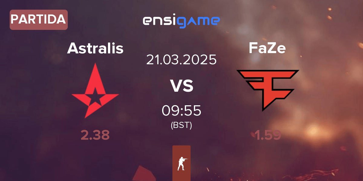 Partida Astralis vs FaZe Clan FaZe | 21.03