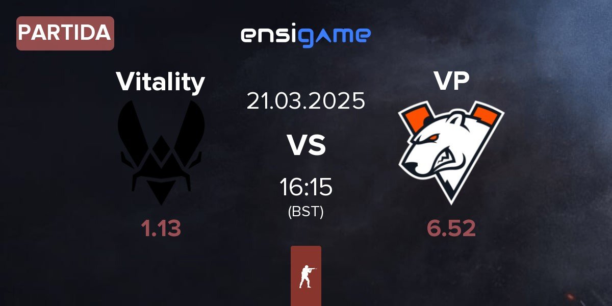 Partida Team Vitality Vitality vs Virtus.Pro VP | 21.03