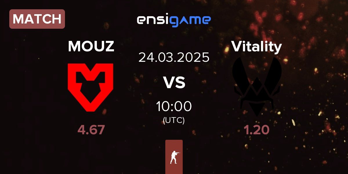 Match MOUZ vs Team Vitality Vitality | 24.03