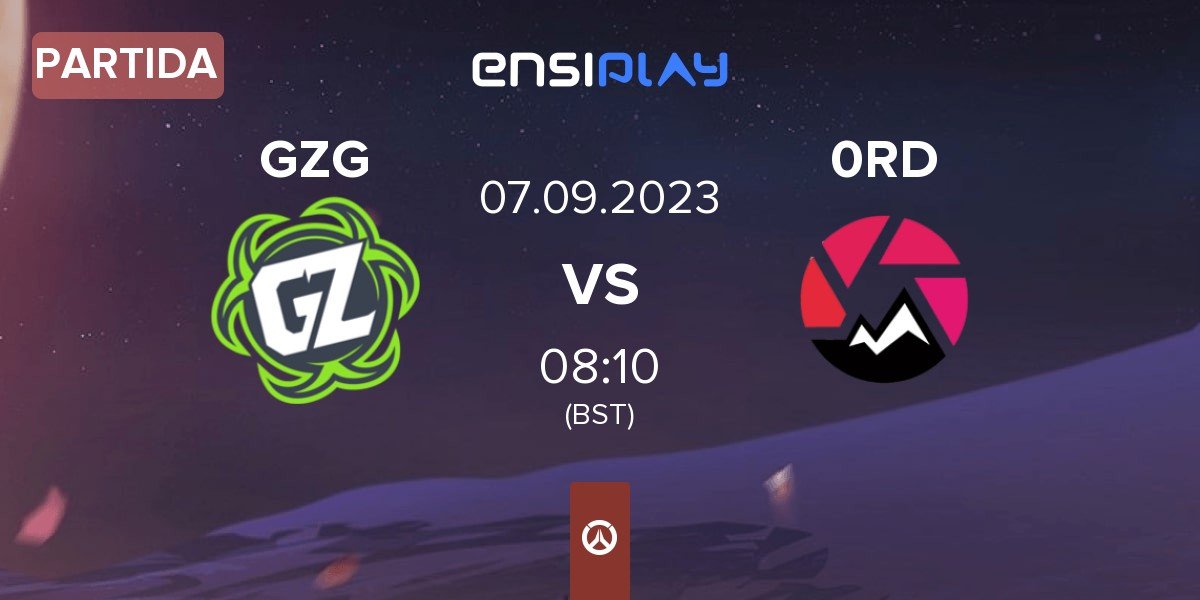 Partida Ground Zero Gaming GZG vs 0RD4R 0RD | 07.09