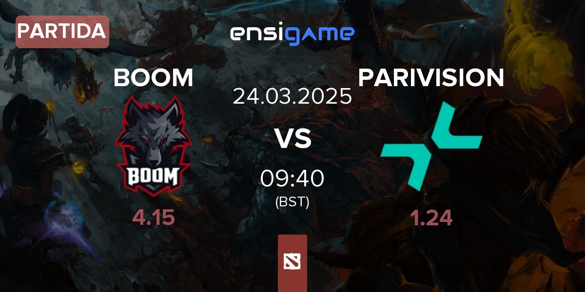 Partida BOOM Esports BOOM vs PARIVISION | 24.03