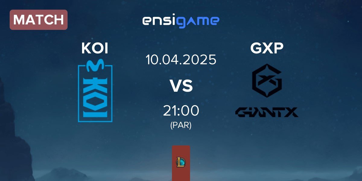 Match Movistar KOI Academy KOI vs GIANTX Academy GXP | 10.04