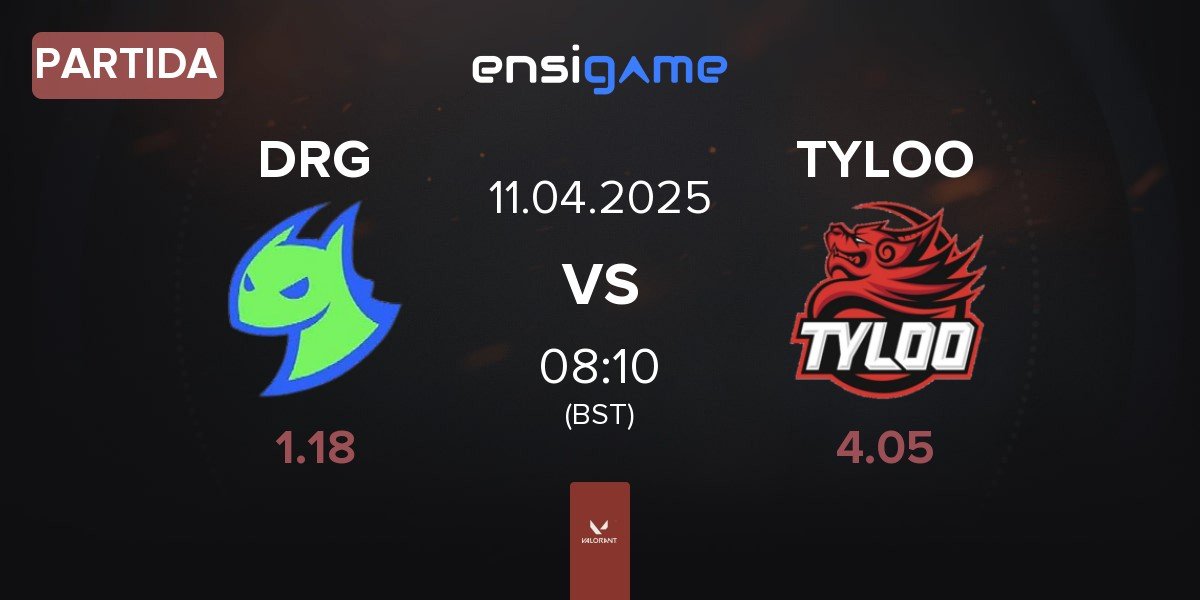 Partida Dragon Ranger Gaming DRG vs TYLOO | 11.04