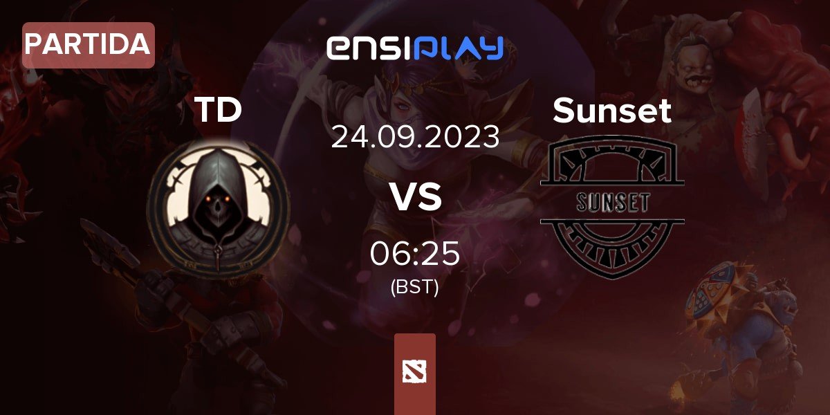 Partida Team Disillusion TD vs Sunset | 24.09