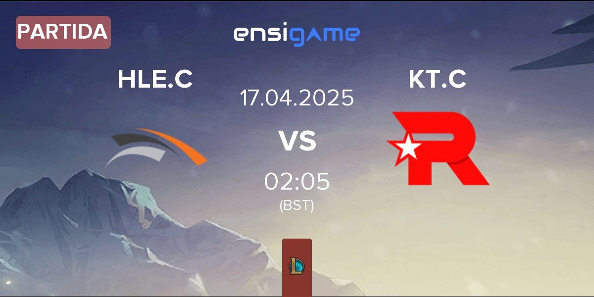Partida Hanwha Life Esports Challengers HLE.C vs KT Rolster Challengers KT.C | 17.04