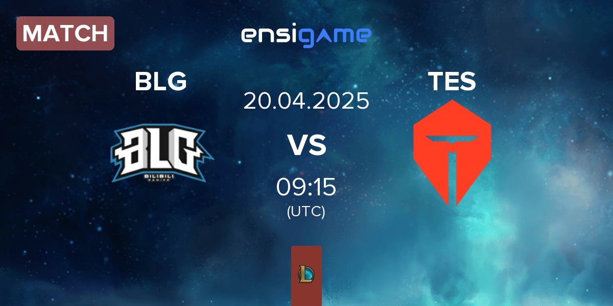 Match Bilibili Gaming BLG vs TOP Esports TES | 20.04
