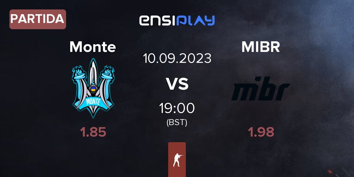 Partida Monte vs Made in Brazil MIBR | 10.09