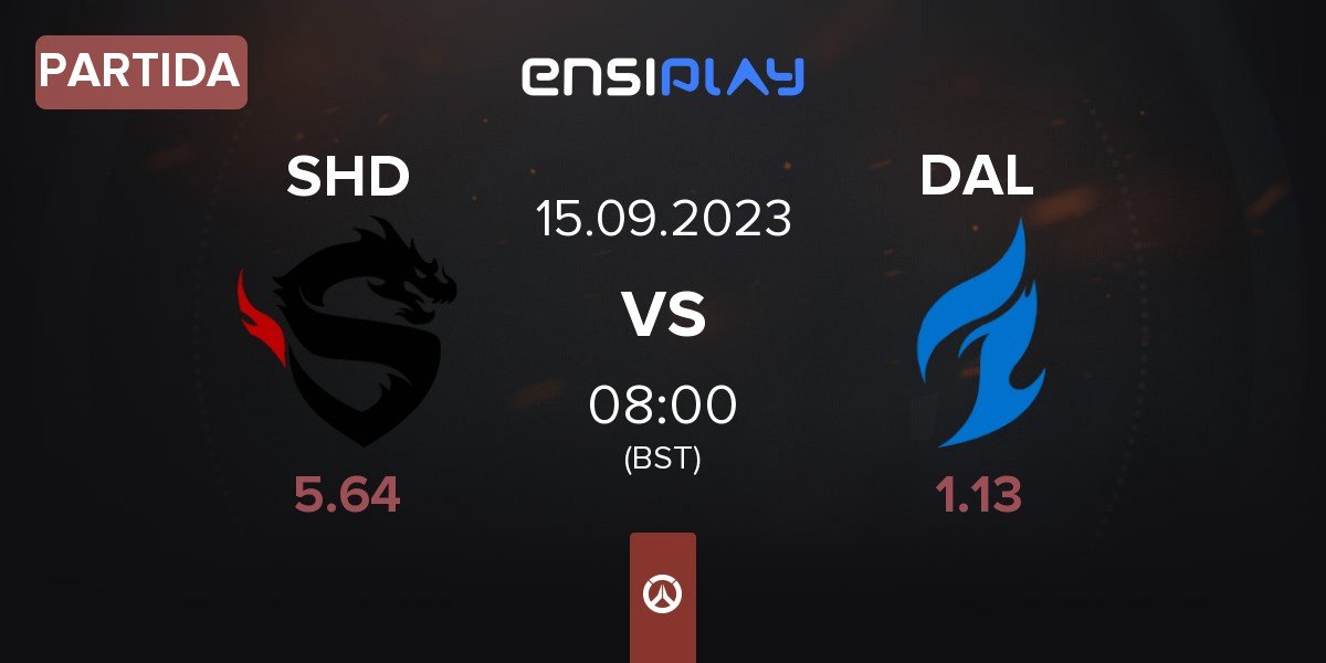 Partida Shanghai Dragons SHD vs Dallas Fuel DAL | 15.09