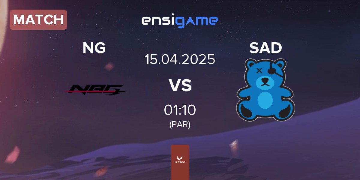 Match Nightblood Gaming NBG vs SaD Esports SAD | 15.04