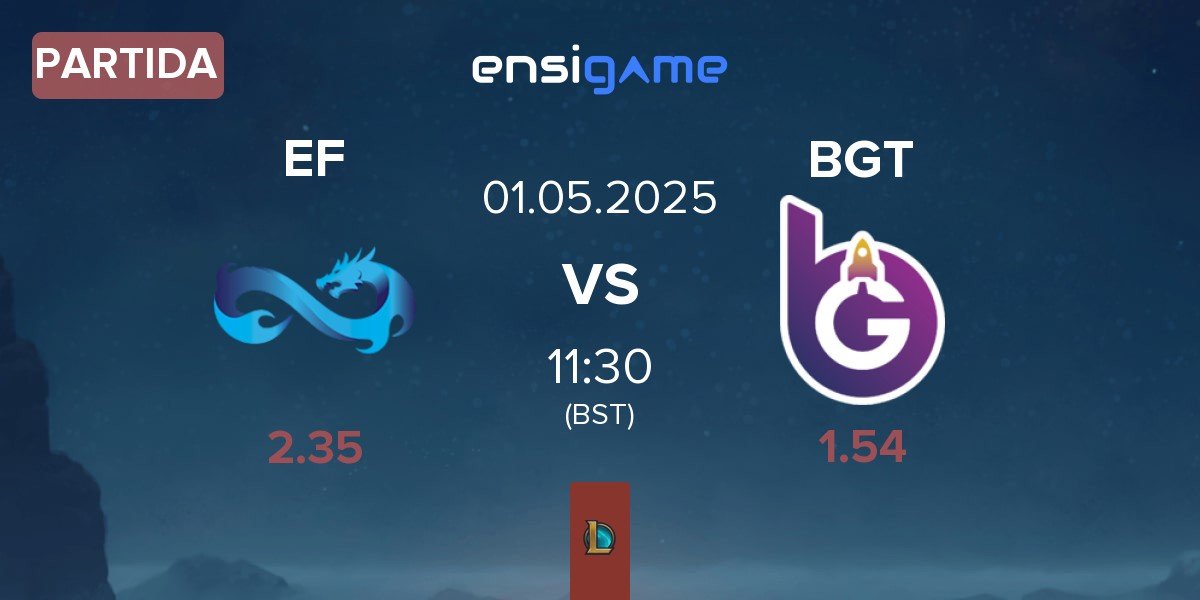 Partida Eternal Fire EF vs BoostGate Esports BGT | 01.05