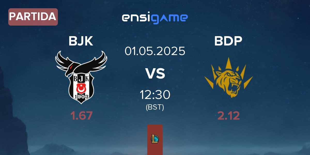 Partida Besiktas Esports BJK vs BBL Dark Passage BDP | 01.05