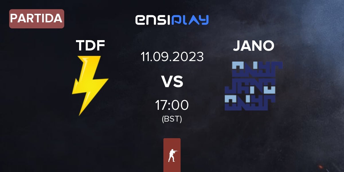 Partida ThunderFlash TDF vs JANO Esports JANO | 11.09