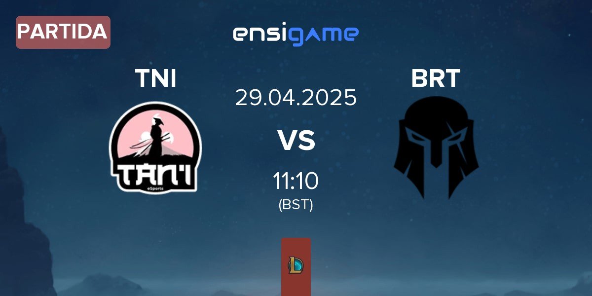 Partida Tan'i eSports CZ TNI vs Team Brute BRT | 29.04