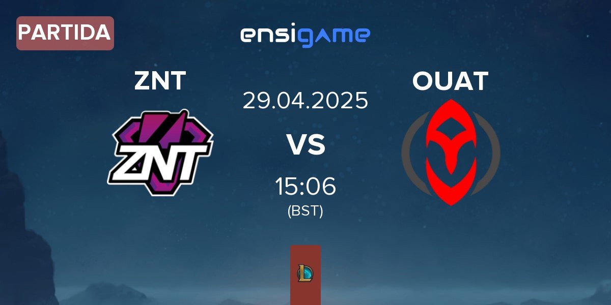 Partida ZennIT ZNT vs Once Upon A Team OUAT | 29.04