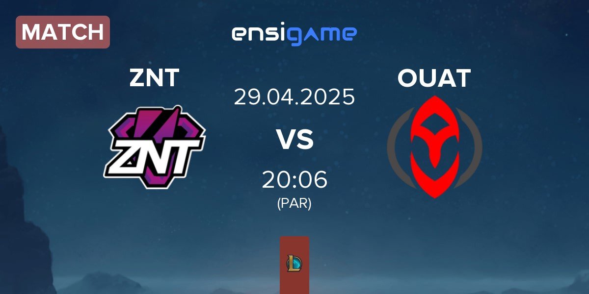 Match ZennIT ZNT vs Once Upon A Team OUAT | 29.04