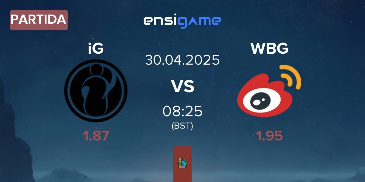 Partida Invictus Gaming iG vs Weibo Gaming WBG | 30.04