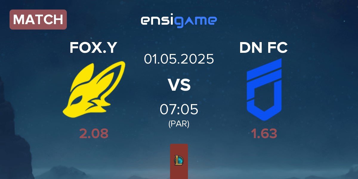 Match BNK FearX Youth FOX.Y vs DN Freecs Challengers DN FC | 01.05