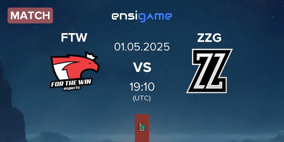 Match For The Win Esports FTW vs ZeroZone Gaming ZZG | 01.05