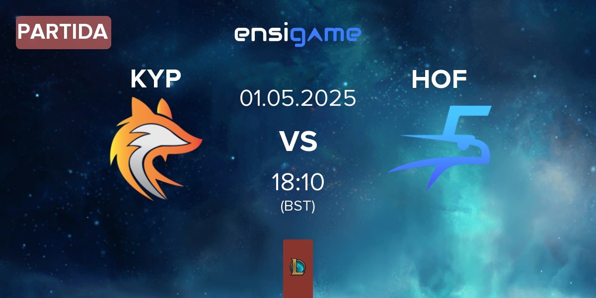 Partida Keypulse Esports KYP vs Hurricane of Feathers HOF | 01.05